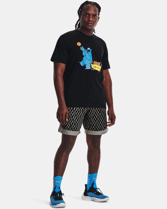 男士Curry Cookie Hoops短袖T恤, Black, pdpMainDesktop image number 2